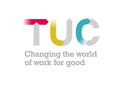 Trades Union Congress logo used on website built by OWA in Drupal